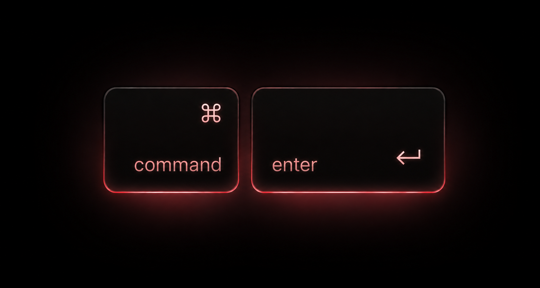 Ctrl and Enter keys highlighted on a keyboard